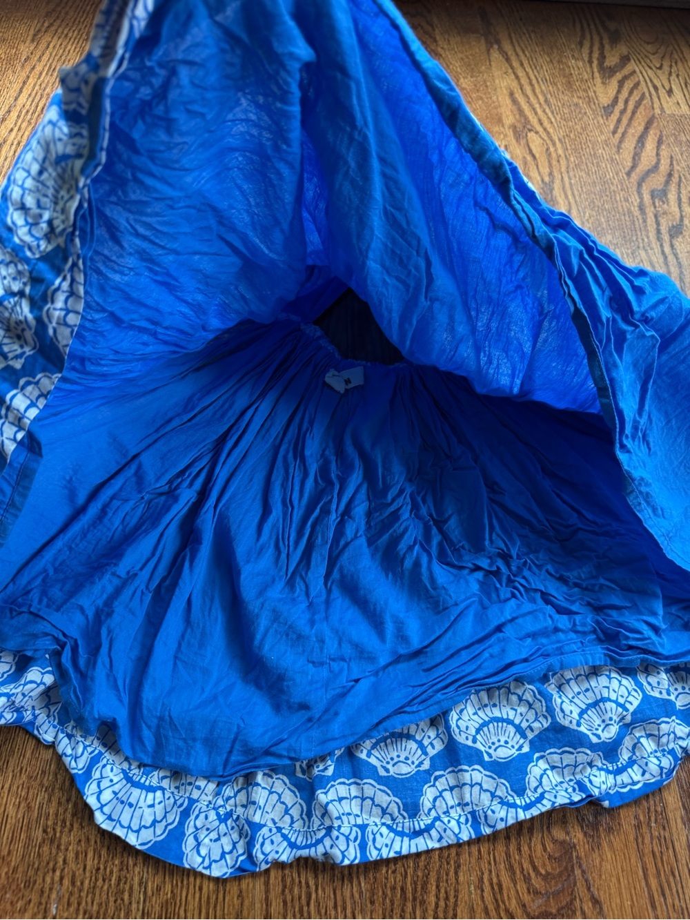 Mini Boden Shell-Print Crossback Summer Dress 5-6 Years - Picture 5 of 8